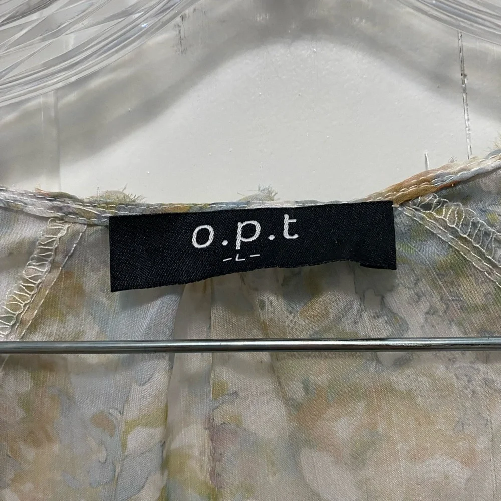 OPT Patterned Ruffle Dress - Picture 2 of 3